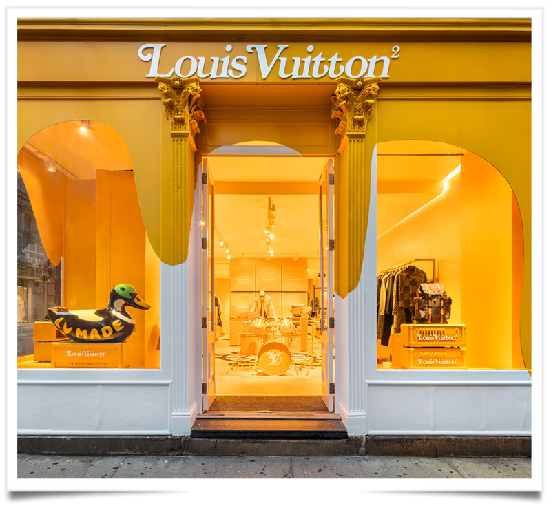 Nigo® & Virgil Abloh™, Louis Vuitton Made Ear Stud, Yellow Gold